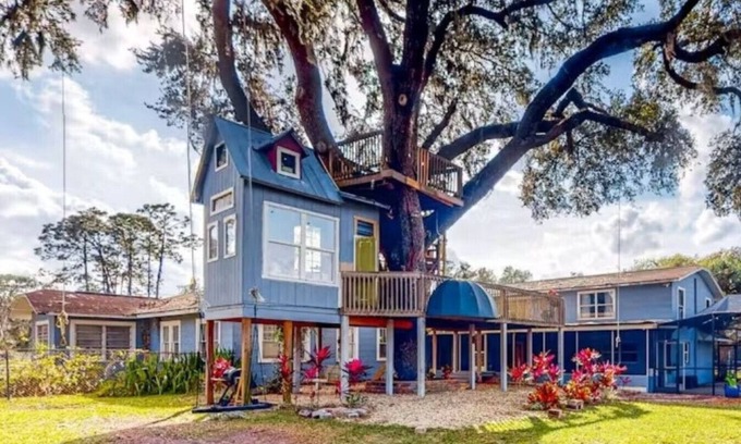 Plant City Casa | 8BR with Pool, Spa & Treehouse