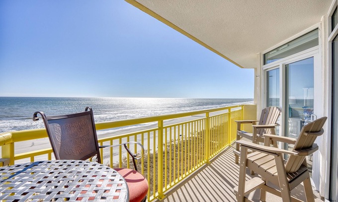 Atlantic Beach Condominio | Bay Watch Resort-Fall Openings, Direct PANORAMIC Ocean Front Updated Condo Views