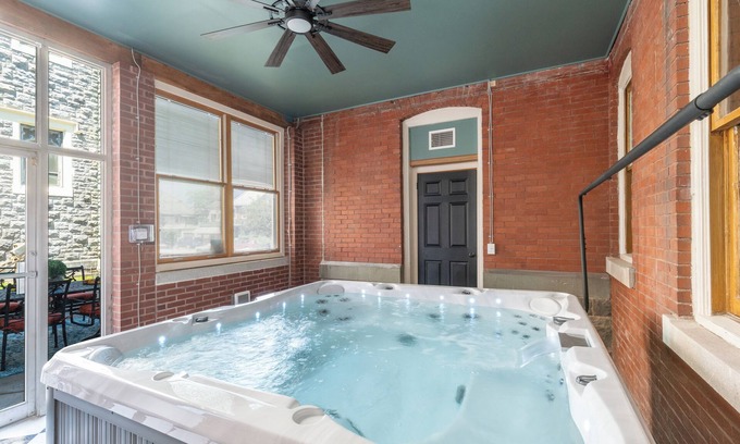 Lansford Casa | 9 Bedroom, Sleeps 22! Hot Tub & Game Room - Minutes to Jim Thorpe