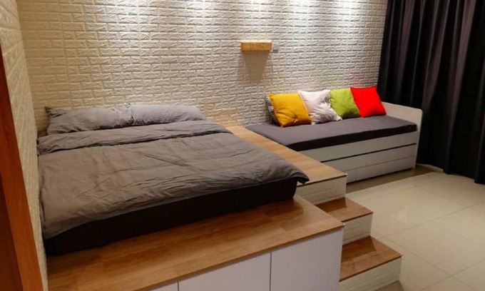 Taman Mount Austin Apartamento | 93-Palazio Studio For 4pax Street City view