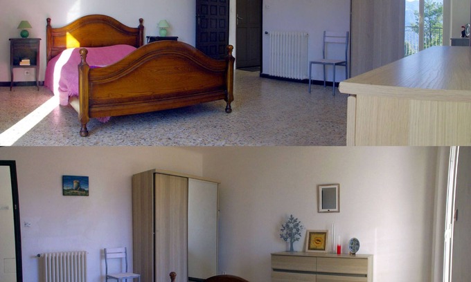 Ucciani Apartamento | 95m², 3 dormitorios ropa de cama incluida, tranquila, terraza panorámica, 25km Ajaccio
