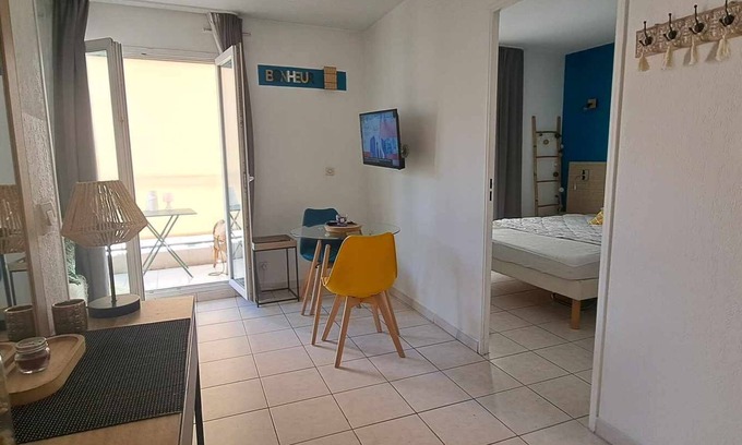 Les Baumettes Apartamento | A 2 Minutes de la Plage et de la Prom Avec Terrasse ! Piscine Dans Résidence