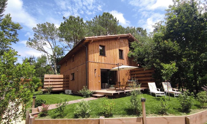 Messanges Casa | A 5 mn des Plages Chalet Neuf Bien Équipé Bâti Avec le Bois des Forêts Landaises