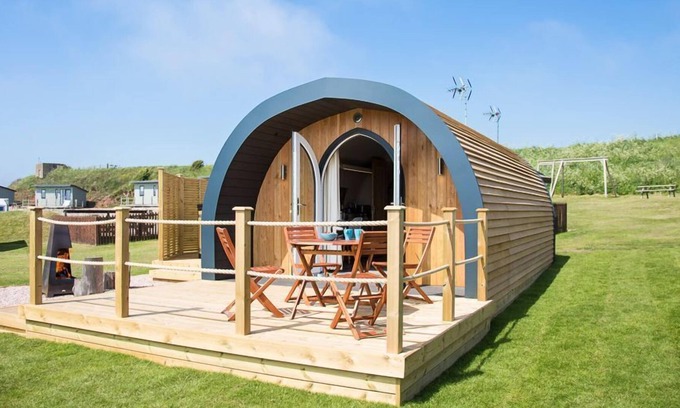Anstruther Cabina | Un escondite de playa con capacidad para 4 personas en 0 habitaciones.