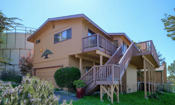Lodge Hill Casa | Un hermoso panorama superior del árbol