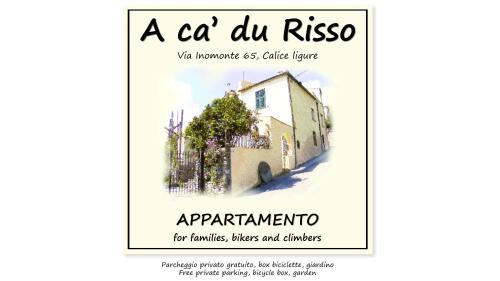 Calice Ligure Apartamento | A ca' du Risso - Appartamento - Sea & outdoor for families, bikers and climbers
