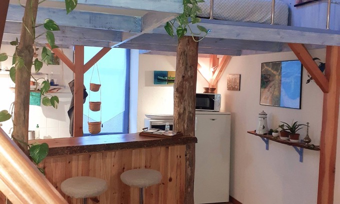 Le Bousquet-d'Orb Casa | A cabin atmosphere for this charming mezzanine studio