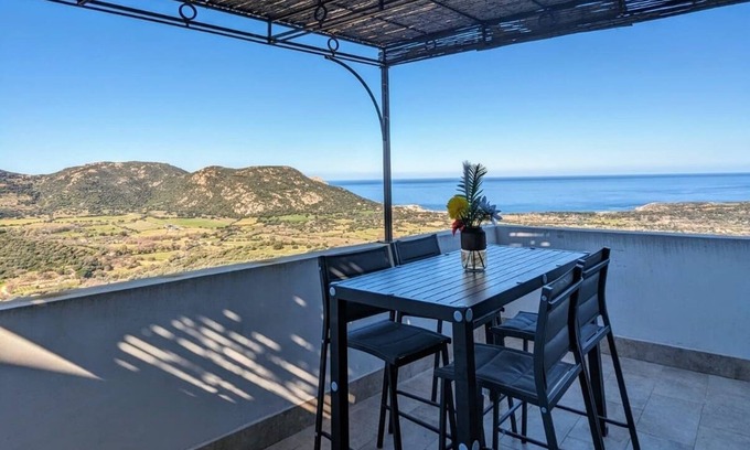 Aregno Apartamento | A Casa Praoli - Coin de paradis, vue mer