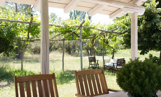 Sithonia Casa | Una cabaña escondida en viñedos y olivares