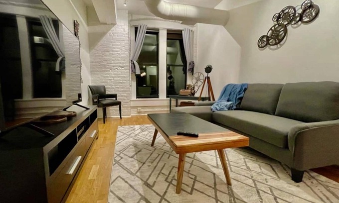 Old Market Apartamento | A historic movie themed, 1,200 square foot loft in the heart of the Old Market