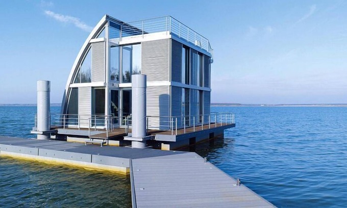 Geierswalde Casa | Una casa de vacaciones en Geierswalde con terraza en la azotea