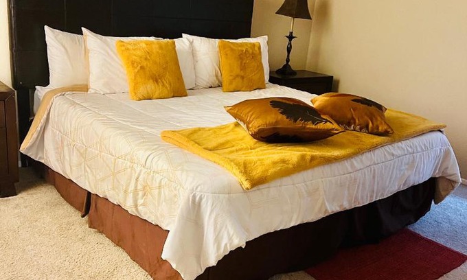 Astrodome Apartamento | A Laid Back 2 BR 2 BT Patio Near NRG Arena Theatre Medical Center Rental Car Available