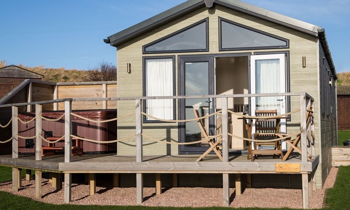 Anstruther Cabina | Un albergue con capacidad para 4 personas en 2 habitaciones.