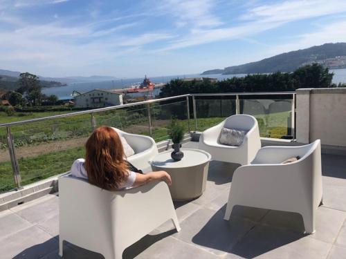 Cee Casa | A Neida Casa con terraza con vistas al mar