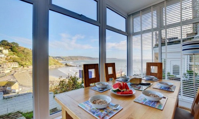 West Looe Casa | Completamente recientemente renovado en alquiler 2019! Un lugar de excepcional belleza natural