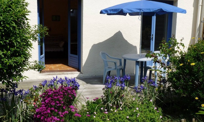 Pleumeur-Bodou Apartamento | T2 Nivel de jardín tranquilo, orientado al sur, cerca del mar, posibles pernoctaciones fuera de temporada