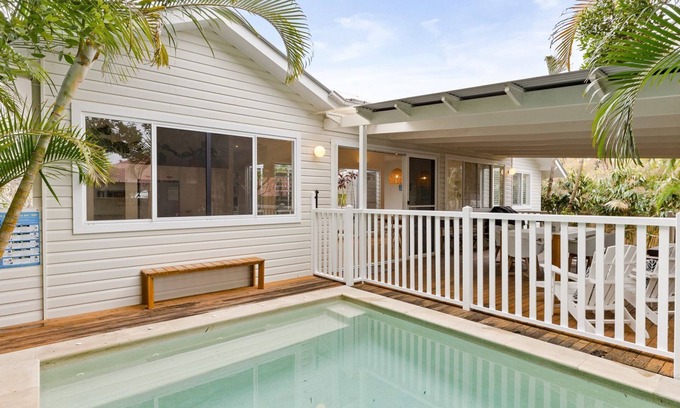 Byron Bay Cabaña | UNA ESTANCIA PERFECTA - Una cabaña de verano - pintoresca casa de vacaciones