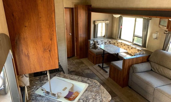 Pueblo Casa | A Unique Pueblo Getaway in a Quirky Camper Retreat, Super Close to All Amenities