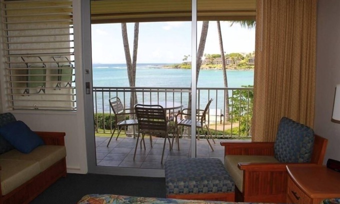 Honolua Condominio | Vista espectacular Napili Shores A205, frente al mar en la bahía de Napili