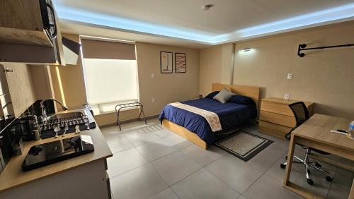 Cuautitlán Izcalli Apartamento | A25 SUITE WHITE para 1 a 2 personas, CORTAS, MEDIANAS, LARGAS ESTANCIAS, en IZCALLI TEPOTZOTLAN perfecto para Familias, Turistas, Contratistas, Estudiantes, Empresas A sólo 5 min Izcalli 5 min Esmeralda 20 min Satélite 25 min AIFA