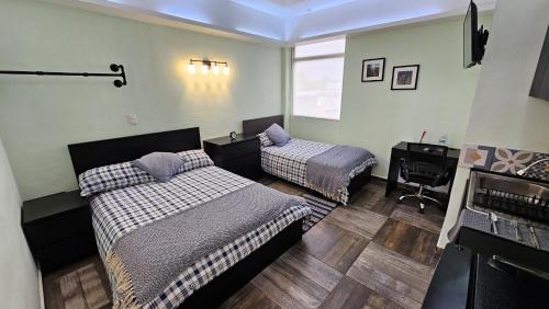 Cuautitlán Izcalli Apartamento | A28 SUITE BLACK PLUS para 1 a 3 personas, CORTAS, MEDIANAS, LARGAS ESTANCIAS, en IZCALLI TEPOTZOTLAN perfecto para Familias, Turistas, Contratistas, Estudiantes, Empresas A sólo 5 min Izcalli 5 min Esmeralda 20 min Satélite 25 min AIFA