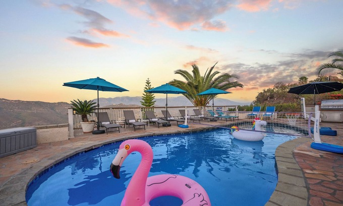 Rainbow CDP Casa | Above the Clouds 17 acre Gated Hilltop Estate with Stunning Views