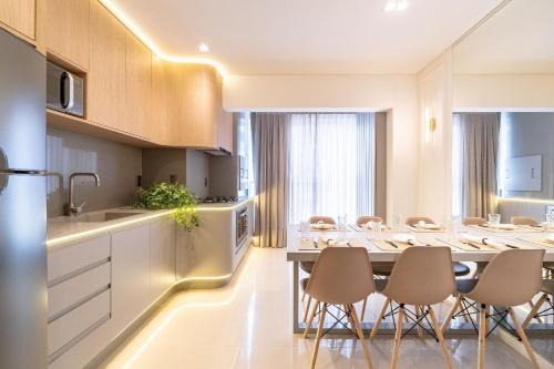 Tabuleiro dos Oliveiras Apartamento | Achei Itapema Elegante ap c/vista do mar 2dorm