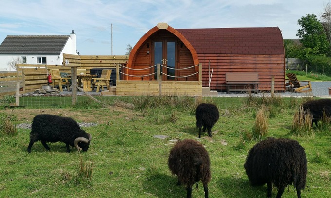 Spittal Cabina | Achmeney Glamping, larger than Average pod