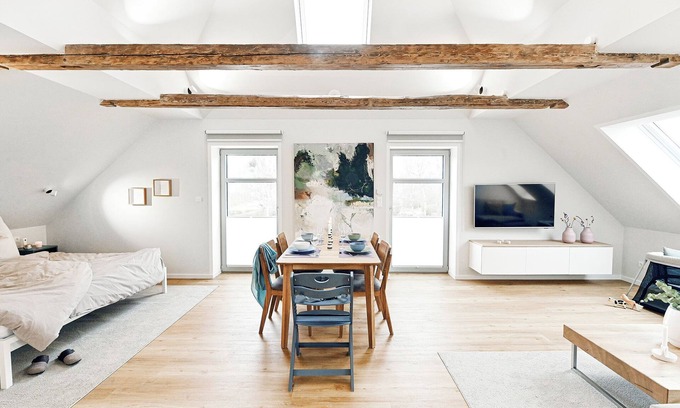 Daenschendorf Apartamento | Achterdörn Twee – Bright Loft with a View