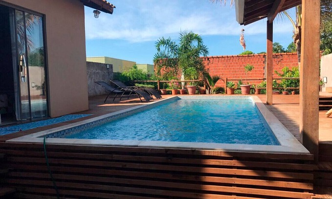 Bonito Casa | Acolhedora casa c piscina e churrasq em Bonito/MS