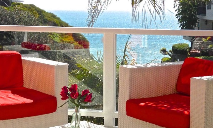 San Clemente Condominio | 🌺TU VISTA REAL AL OCÉANO - BARBACOA - CAMINATA A LOS RESTAURANTES - PULGADAS A LA PLAYA🌺