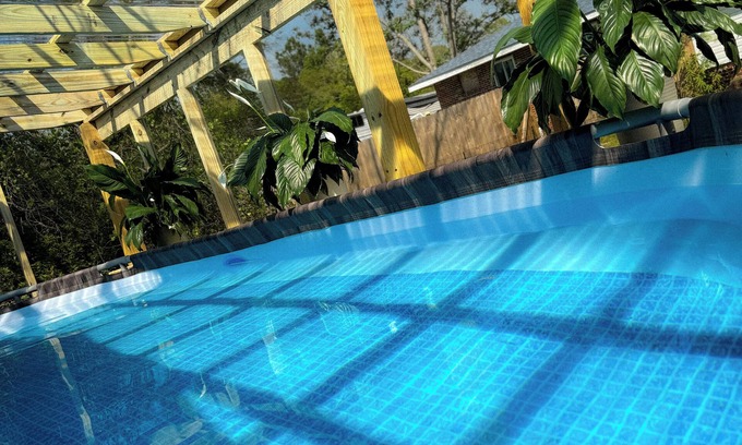 Bay Minette Cabaña | Adult themed cottage on a clothing optional micro farm