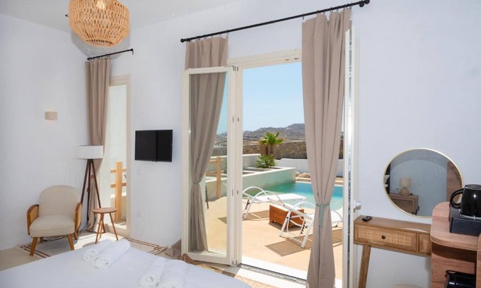 Ano Mera Apartamento | Adyton Luxury Suites Privatepool Oasis in Mykonos