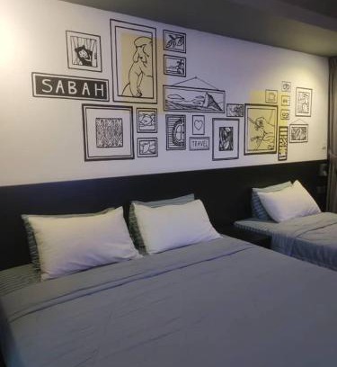 Tanjung Aru Apartamento | Aeropod Studio Room 3 Pax Low Level Near Airport and Tg Aru Beach