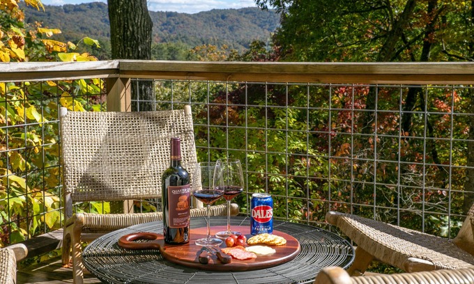 Brevard Casa | Aframe Amazing Views Hot Tub Dog & Family Friendly