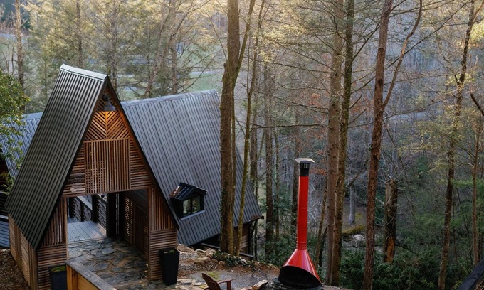 Cashes Valley Cabina | AFrame of Style - Fightingtown Creek