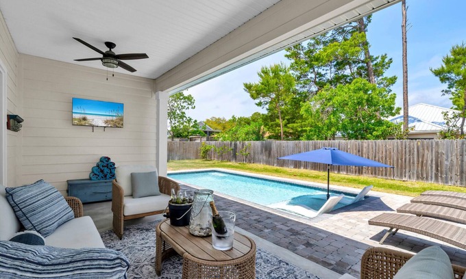 Gulfview Heights Casa | Against the Wind- 30A Luxury Beach House with Private Pool, Close to Beach