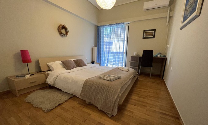 Ano Patisia Apartamento | Agios Eleftherios metro st. 2 bedrms 4 pers. flat