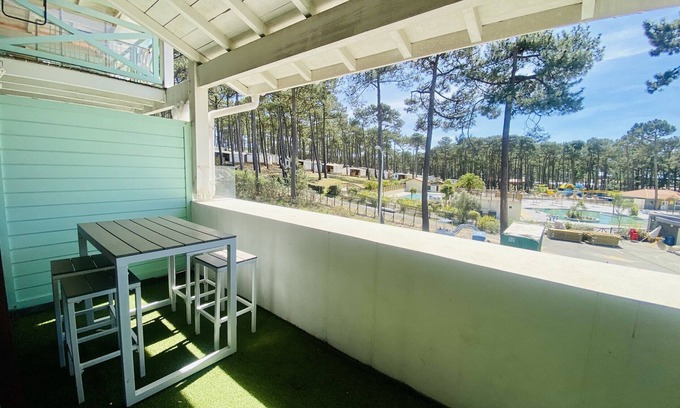 Biscarrosse Plage Apartamento | Agréable Appartement en duplex pour une famille (197)
