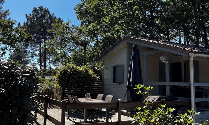 La Teste-de-Buch Chalet De Esquí | Agréable Chalet sur le Bassin Darcachon