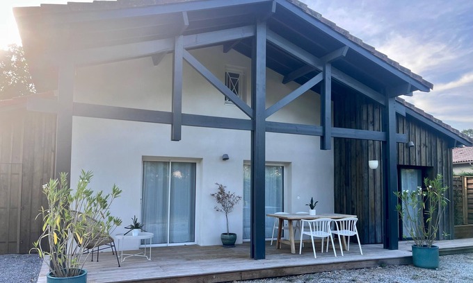 Messanges Casa | Agréable Petite Maison Avec Jardin Tout Près de la Plage