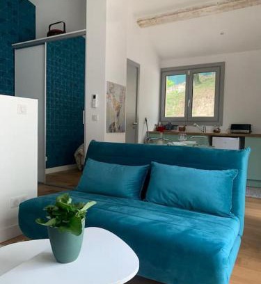 Le Bar-sur-Loup Casa | Agréable Studio entre mer & montagne piscine privé