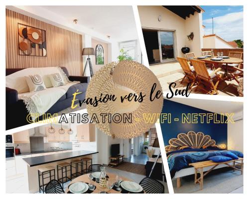Saleilles Apartamento | Agréable T3 - Évasion vers le sud -