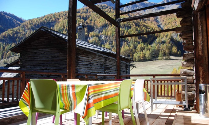 Saint-Veran Chalet De Esquí | CHALET AGRADABLE clasificado 4 *, SAUNA, estación de esquí accesible