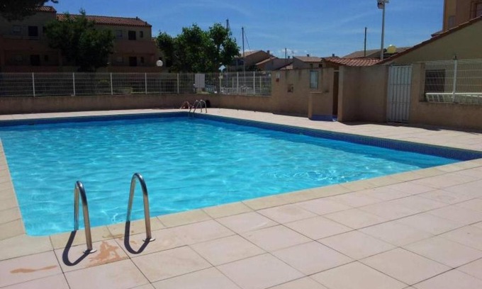 Saint-Cyprien Plage Casa | AGREABLE VILLA DANS LA MARINA AVEC PISCINE