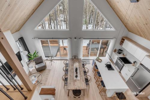 Pont-Rouge Chalet De Esquí | Aigle Blanc Comfort & Nature Spa Fireplace & Furnished Terrace