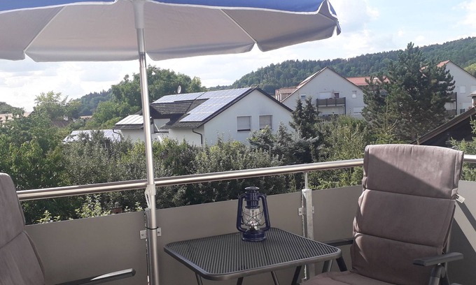 Dietfurt Apartamento | Air conditioning in the bedroom