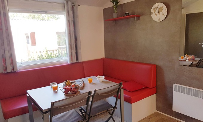 Talmont-Saint-Hilaire Casa | Casa móvil con aire acondicionado 4/6 pers en el camping Loyada ****