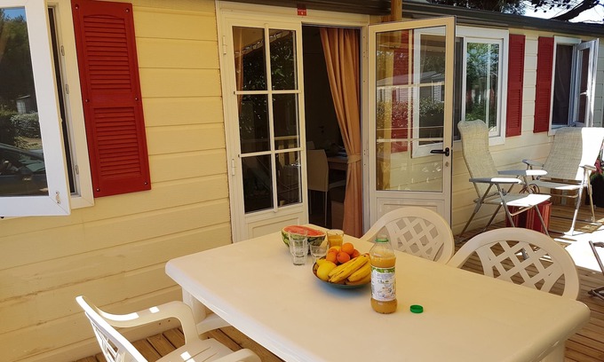 Port-la-Nouvelle Casa | Air-conditioned mobile home 6 beds 3 bdrms