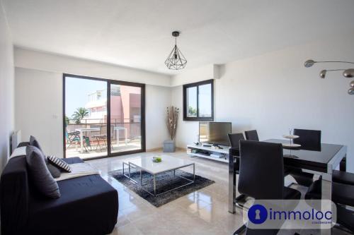 Cros-de-Cagnes Apartamento | Air-conditioned apartment with park and swimming pool à Cagnes